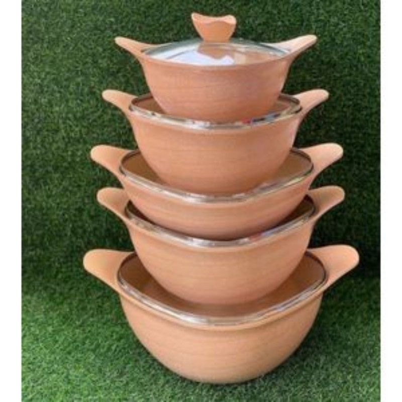 5 Set/granite Pot Set