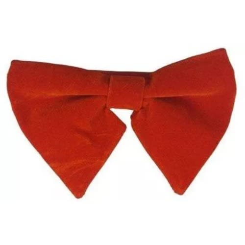 Kids Unisex Velvet Bowtie  - Red