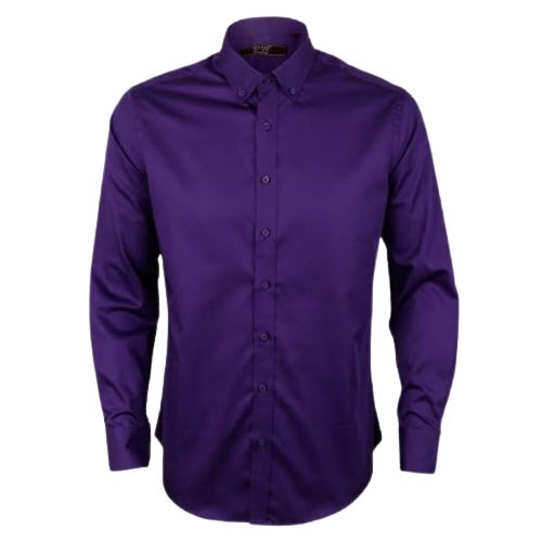 Boy's Shirt- Long Sleeve - Purple