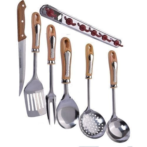 7 Pieces Cooking Utensil- Multicolour
