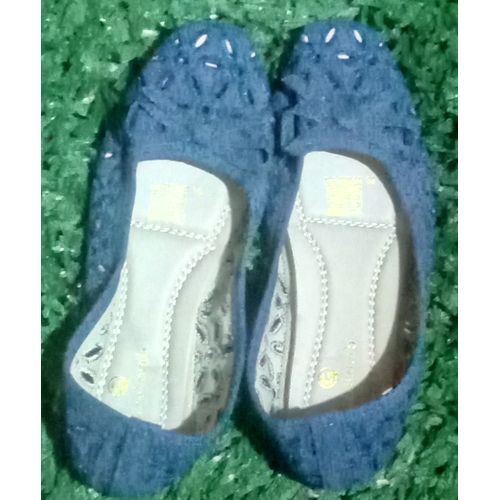 Latest Female Flat Shoe - Blue