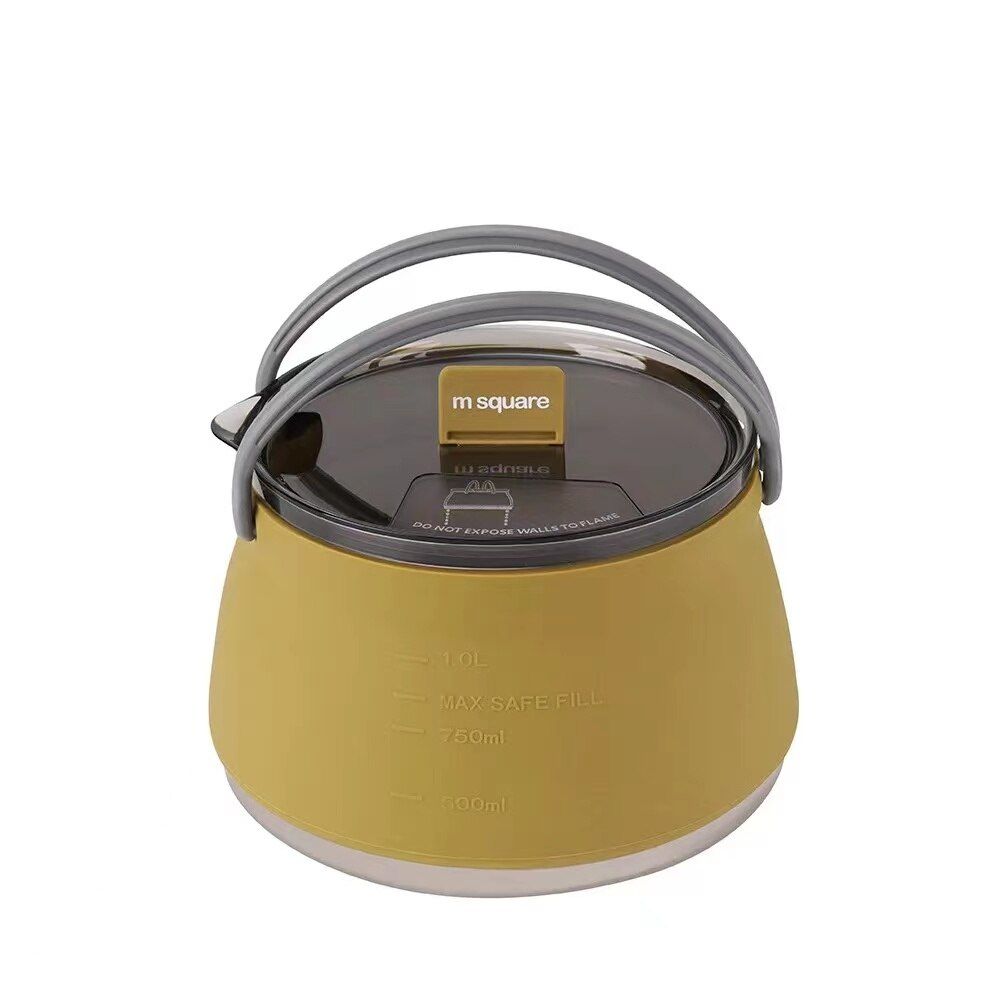 Camping Equipment Foldable Tableware Silica Outdoor Picnic Set Cooking Utensils Tourist Dishes
