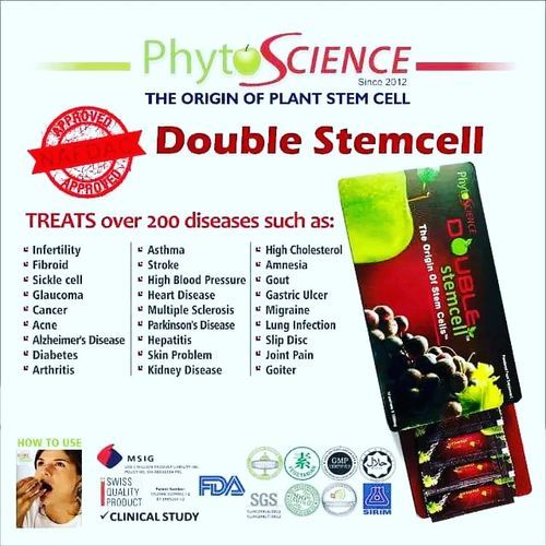 ORIGINAL DOUBLE STEMM CELL - TREATMENT FOR MACULAR DEGENERATIVE DISEASES ; 6 WEEKS Plan (4Packs)+ Two Pack For Free