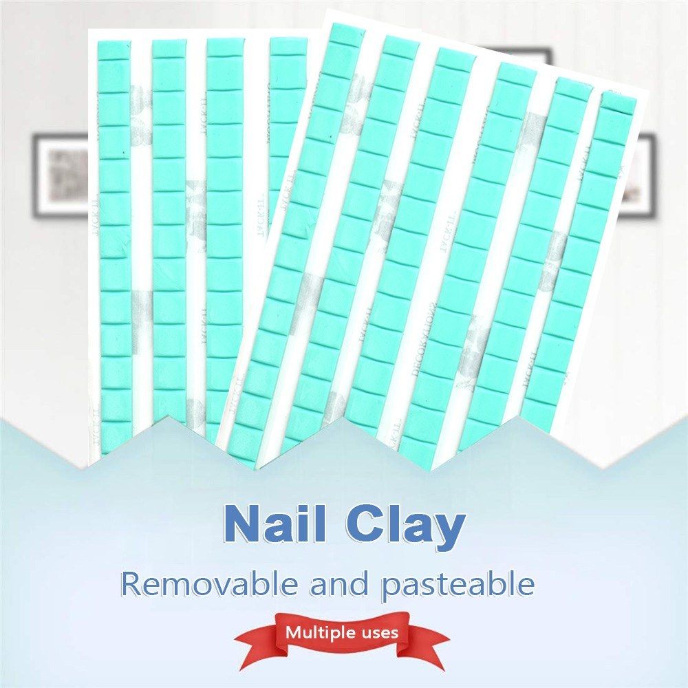 180 Pieces Removable Adhesive Putty Nail Clay Reusable Multipurpose Mounting Tacky Putty For Nail Tools