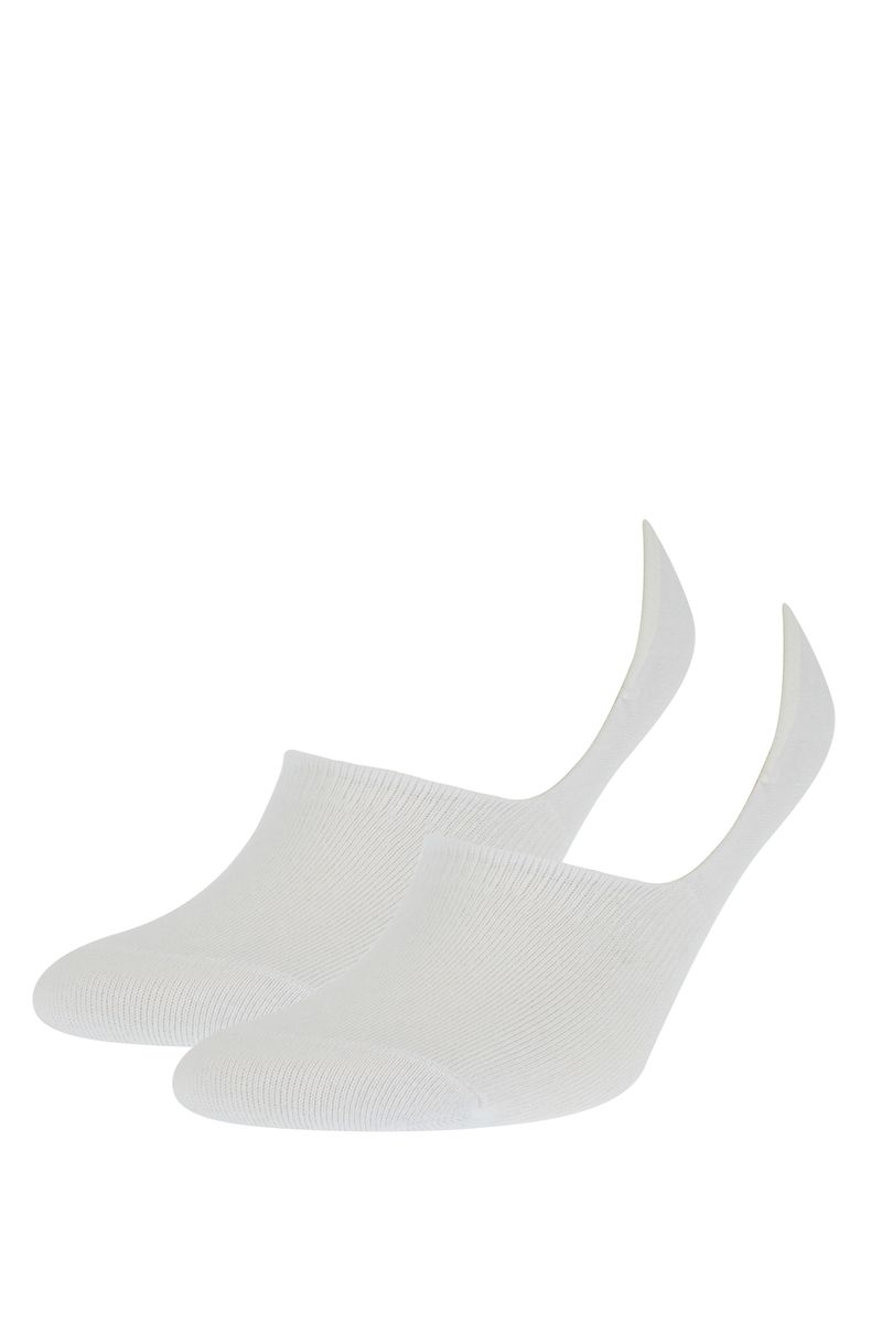 Man White Low Cut Socks