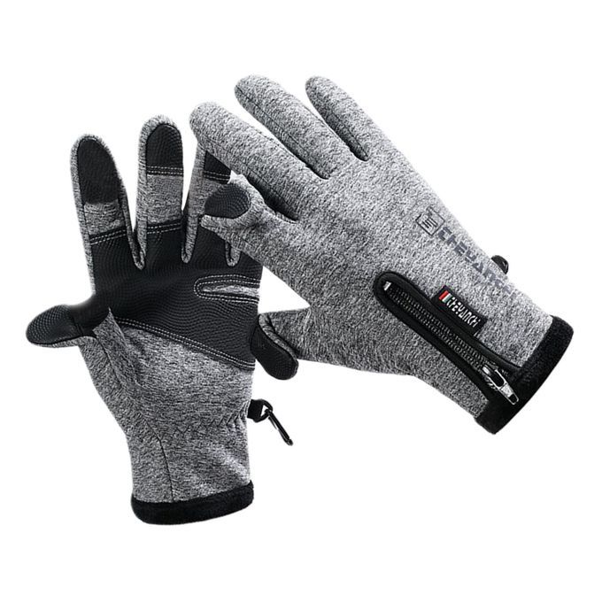 Winter  Touch Screen Thermal For Outdoor Cross-Country M Grey
