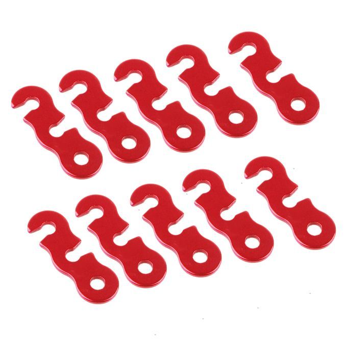 10x Tent Lock Awning Cord Rope Fastener Guy Line Runner Tensioners