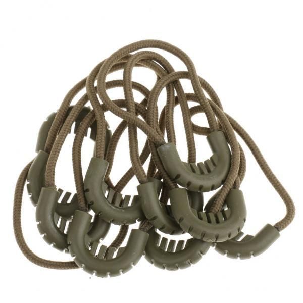 3x10x Zipper Pulls Cord Rope Ends Lock Zip Slider For Clothing/Bags
