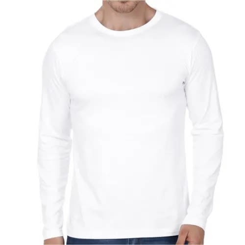 Men's Custom Fit Round Neck Long Sleeve T-Shirt