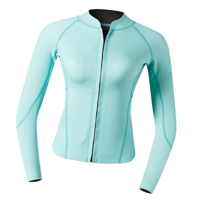 Women Lanagrm  Swim Shirt UPF 50+ Swimsuit 2mm Wetsuit Swim Shirt M
