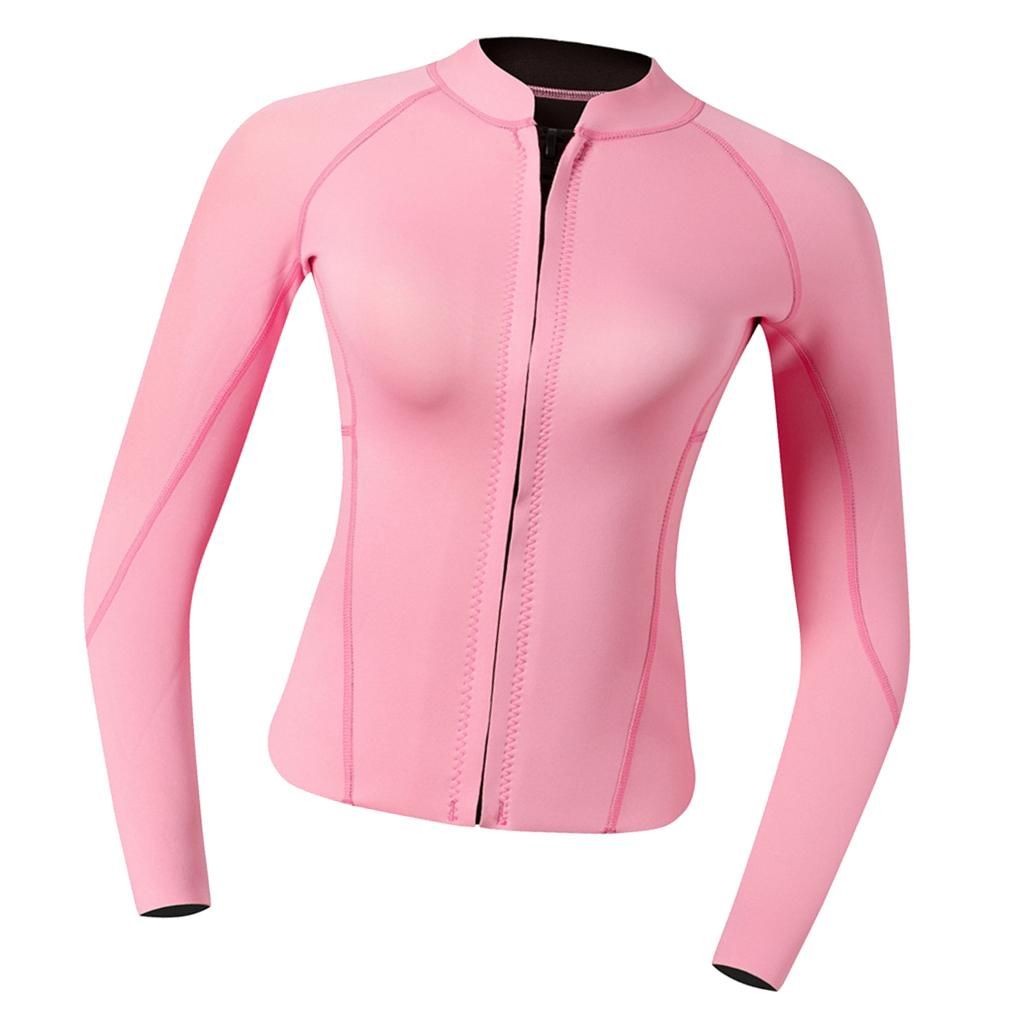 Women Top 2mm Neoprene Wetsuits Jackets Wetsuit For Diving Swim XS