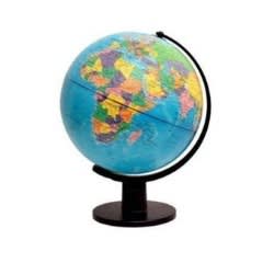 World Globe Map - Hard Case - 18.2cm