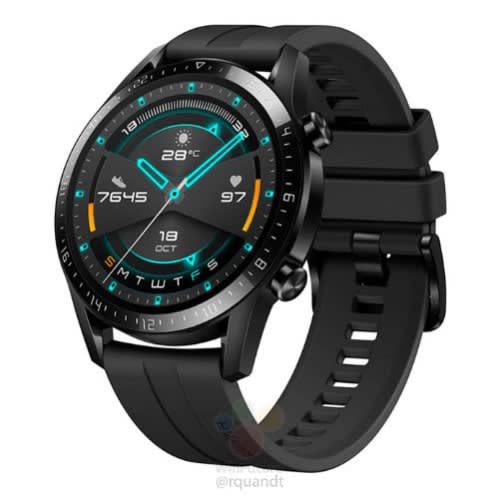 Wireless Bluetooth Smartwatch Gt2 46mm - Matt Black.