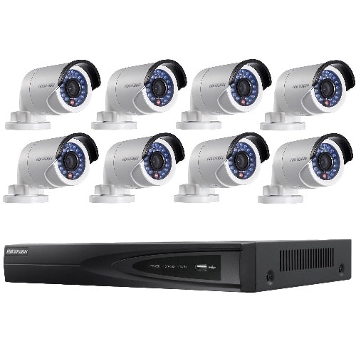 8 CCTV Camera Complete Kit + 2 Terabyte Hard Drive
