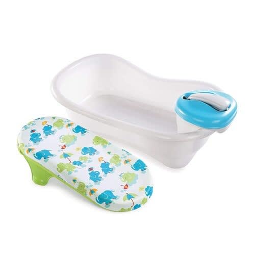 Newborn To Toddler Bath Center And Shower - Blue