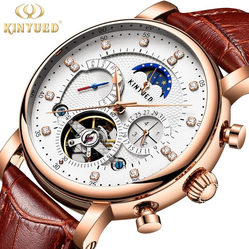 Brand Fashion Automatic Tourbillon Mechanical Men's Watch