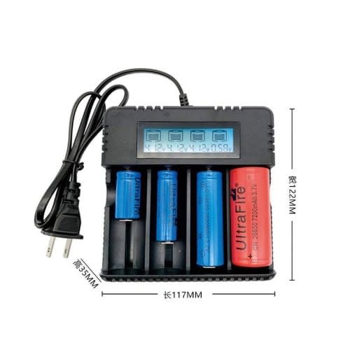 Digital Battery Charger For Lithium 26650 18650 16340
