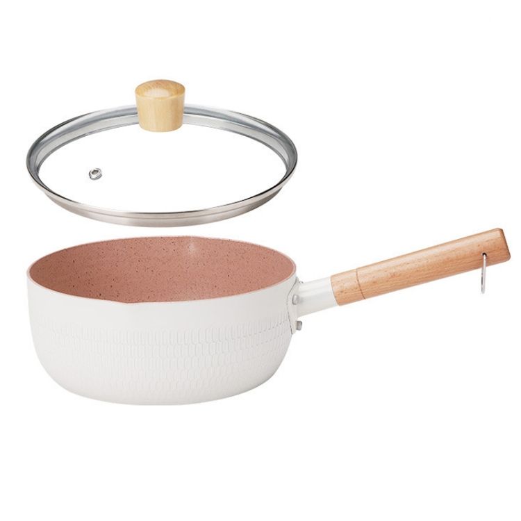 22cm With Cover Maifan Stone Small Milk Pot 22cm With Cover White