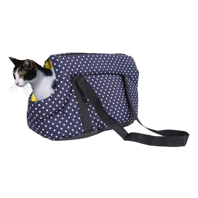Dog Carrier Shoulder Bag Soft Sided For Pet Cat Puppy Small Navy