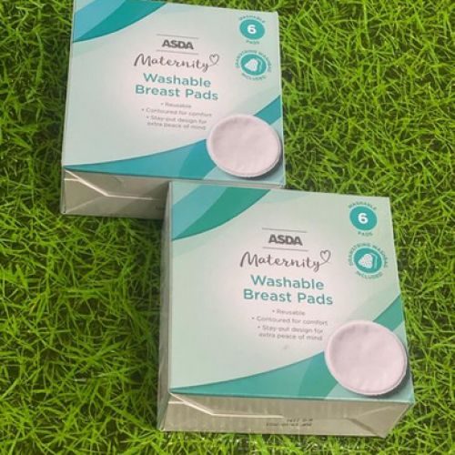 6 Reuseable Washable Nursing Breast Pad