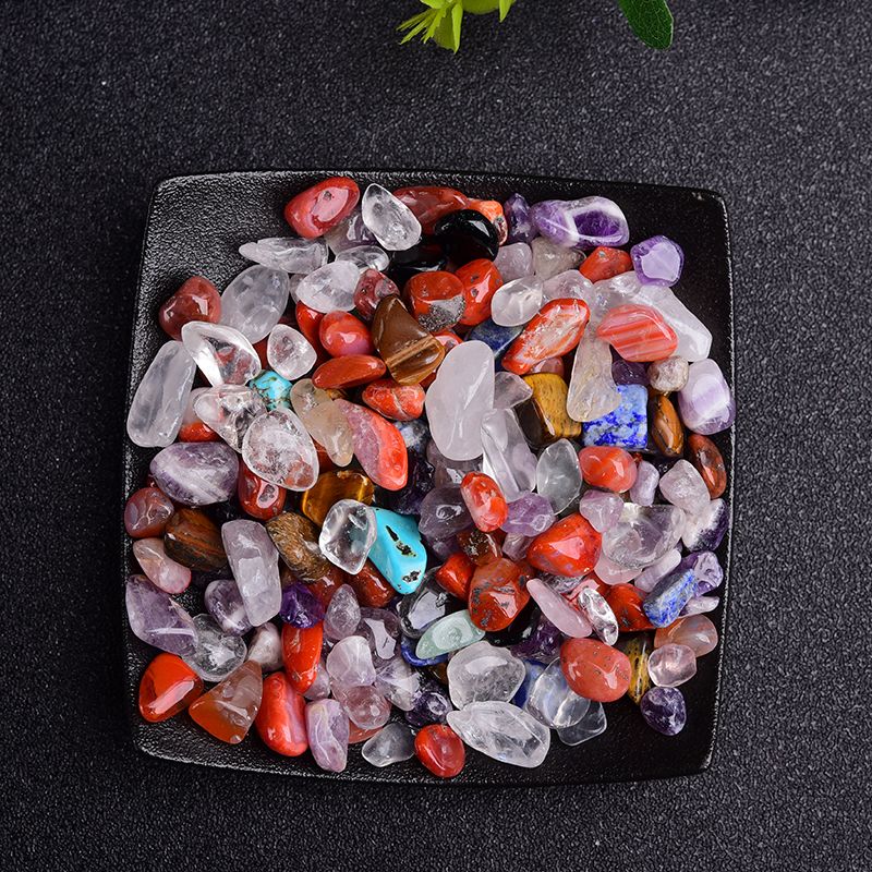 50/100g Natural Stones Gravel Crystals  Quartz Minerals Reiki Healing Tumbled Agates Specimen