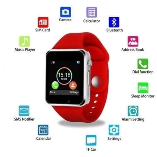 A1 Smart Watch - Red