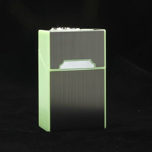 20 Men's Usb Rechargeable Cigarette Case