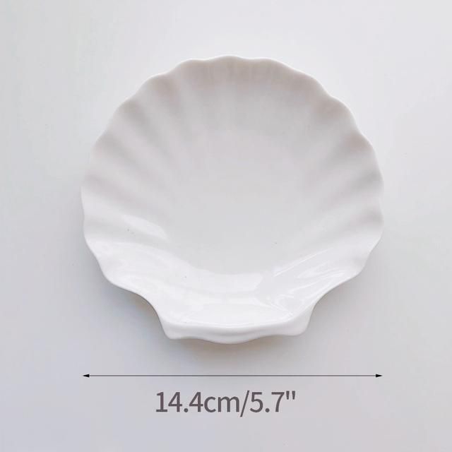 Ceramic Shell Storage Trays Fruit Plate