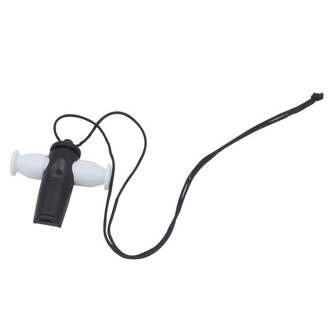 Brazil Latin Music Samba Whistle Tri-Tone Plastic White/