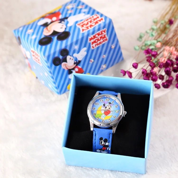 Kids Carton Character Children Wristwatch With Gift Box