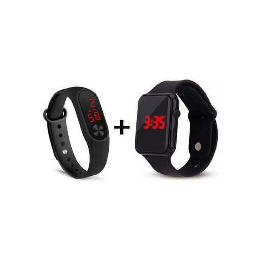 Luminous Led Silicon Men's Wristwatch