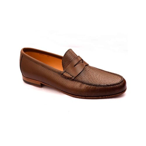 Perforated Brown Shoe For Men