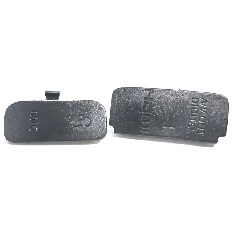 1Set USB-Compatible DC INVIDEO OUT Rubber Door Bottom Cover for 650D Camera