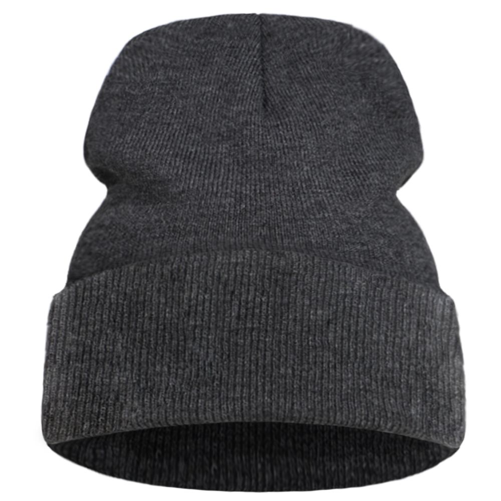 (dark Gray)Cartoon My Hero Academia Beanie Hats Women Simple Winter Bonnet Caps Outdoor Hip Ho XXA