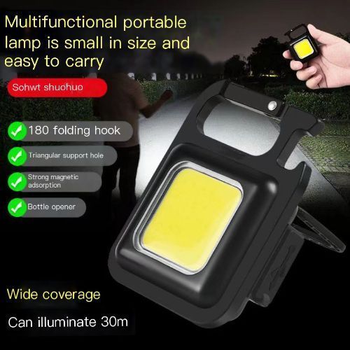 Portable Multifunctional Home Mini Flashlight Keychain