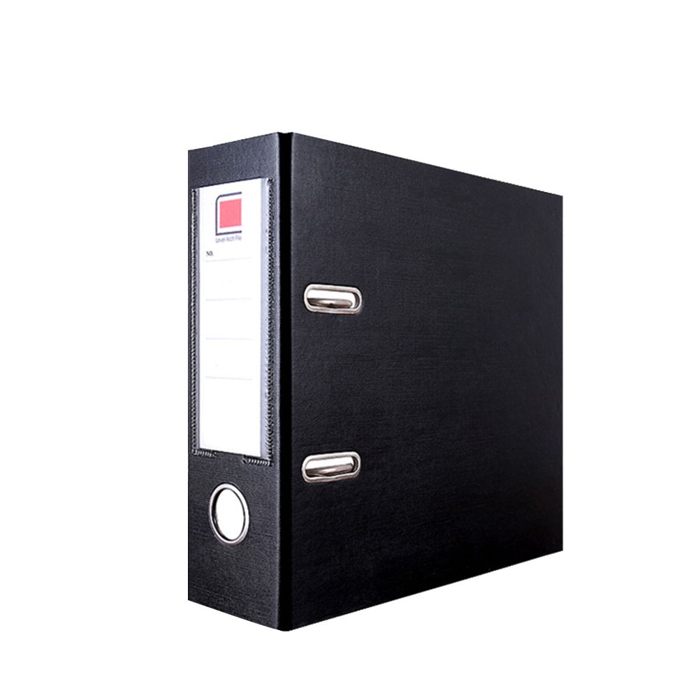 File Folder Arch Lever Document Binder Ring Folders Organizer Office A4 Paper Envelope Pockets Project Sorters Pocket Sheets Black