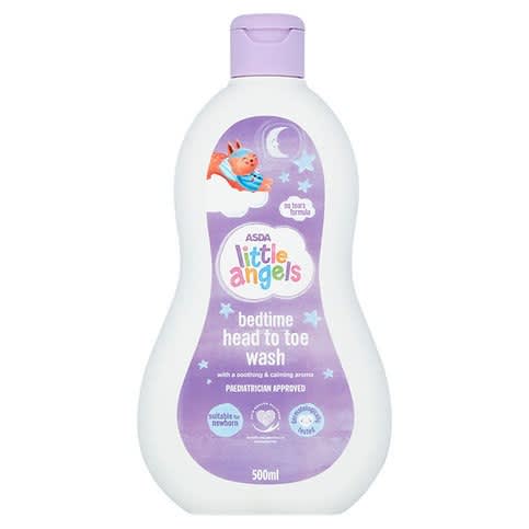 Asda Little Angels Bedtime Head To Toe Wash - 500ml