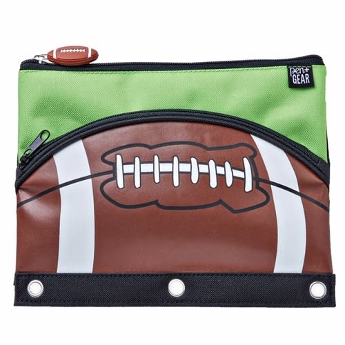 Football Binder Pen & Pencil Case Pouch