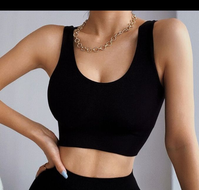 Crop Top Armless Top For Ladies