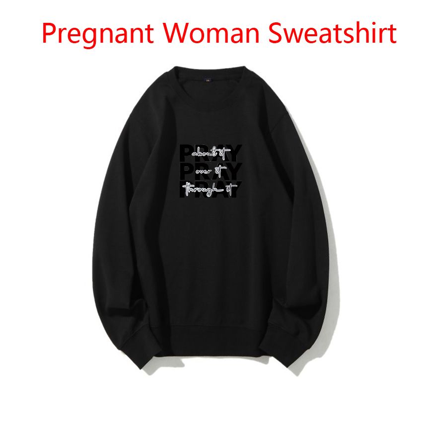 Black 1006-Fashion Korean Version Maternity Women Sweaters Leopard Pattern MAMA Letter