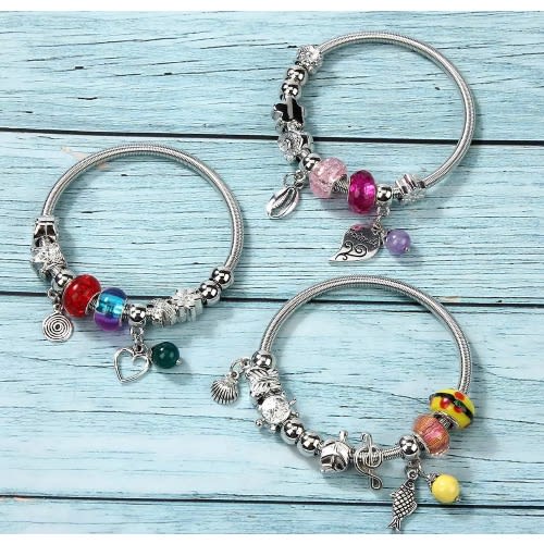 Charm Bangle - 3 Pieces