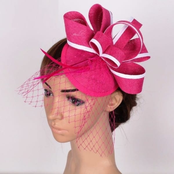Edge Headpiece  - Hot Pink