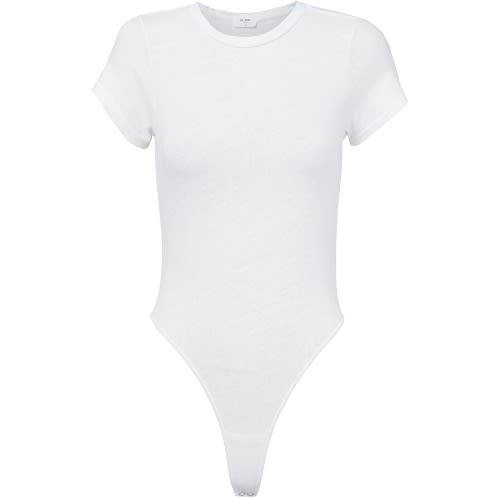 Short Sleeve Bodysuit- White