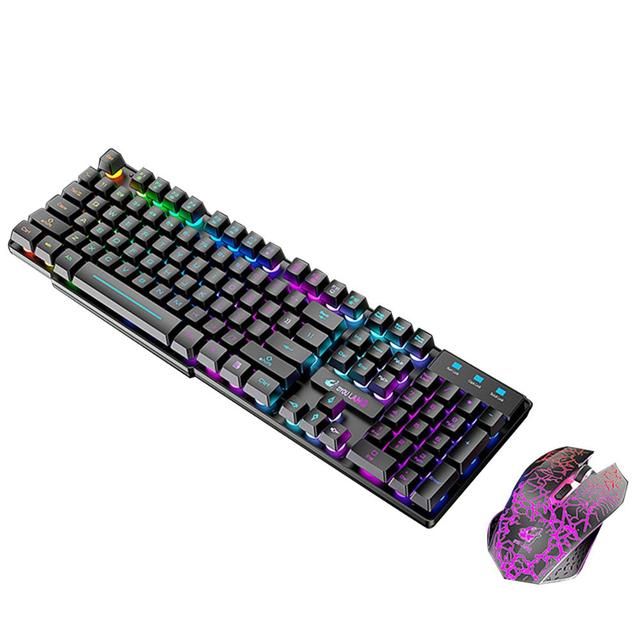 2.4g Rechargeable Wireless Gaming Keyboard And Mouse Set