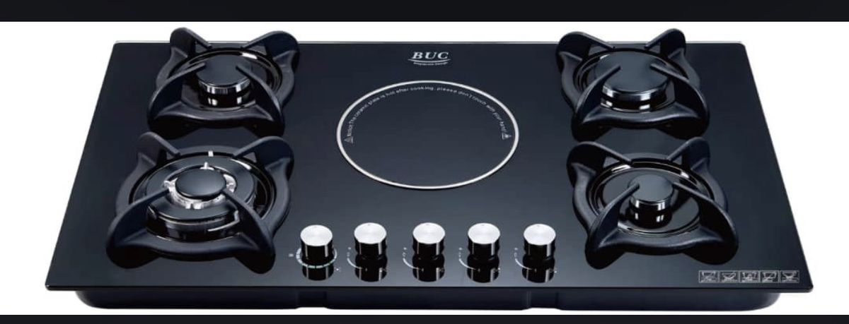 New Model Built-in Gas Hob 4 Gas And 1 Electric
