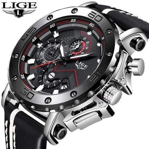Watch Men Casual Leather Quartz Wristwatches For Men 9899