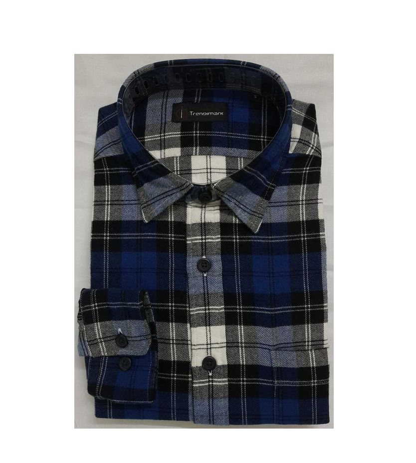 Designer Mens Casual FLANNEL Long Sleeve Shirt