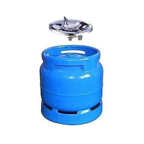 Gas Cylinder Stove With Stainless Burner - 3kg -Blue
