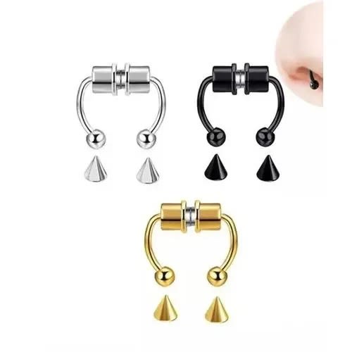 Magnetic Nose - Ear Ring - 3 In 1