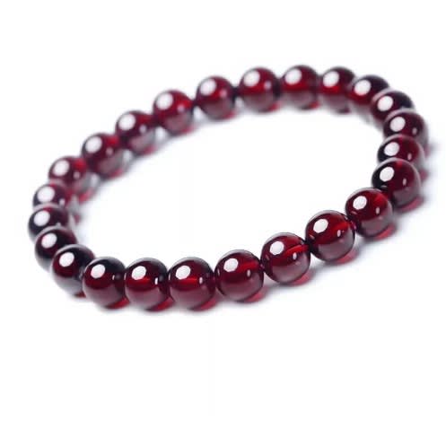 Fashion Beads Bracelet- 2Pieces-Burgundy
